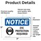 Signmission 5 in Height, 7 in Width, Vinyl Decal, Rectangle OS-2PACK-NS-D-57-L-12338 - alternate 4